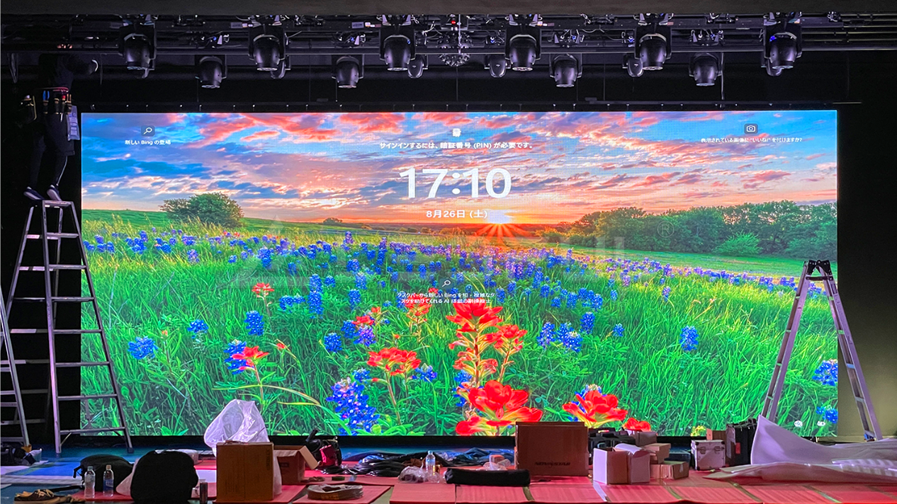 Indoor LED Screen Case with Super Light Solution-4