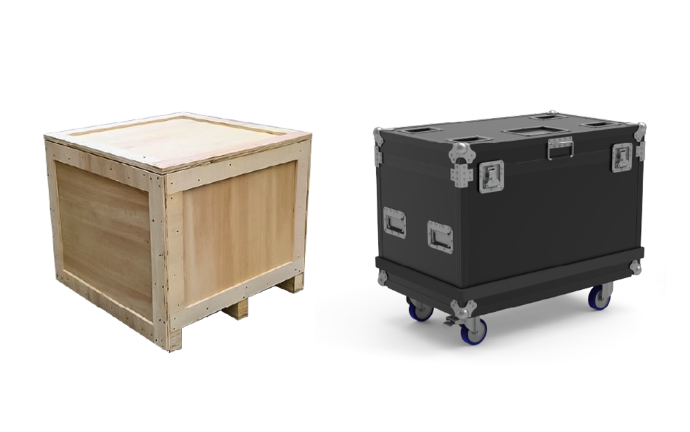 Kinetic-LED-Display Flight-Case-Plywood-Case-for-Safe