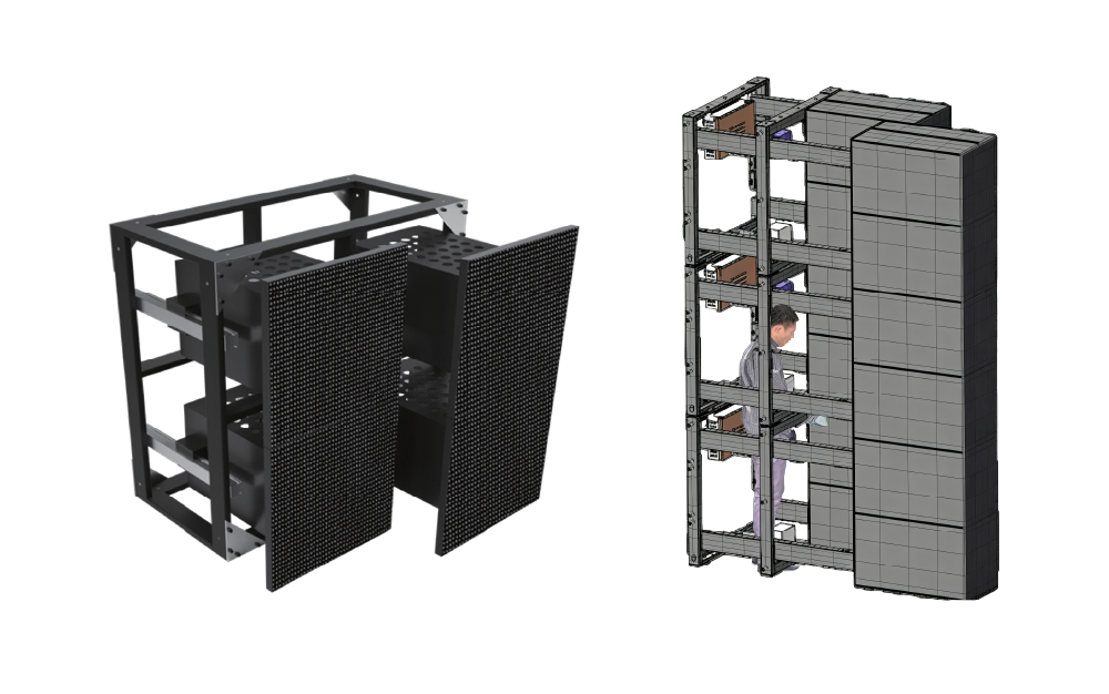 Kinetic-LED-Display Front-&-Rear-Maintenance