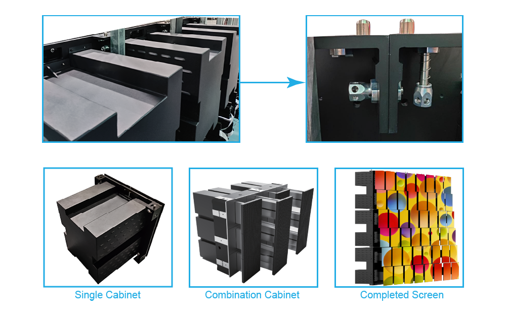 Kinetic-LED-Display Quick-Lock-Ensures-Fast-Assembly