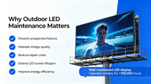 Why Outdoor LED Maintenance Matters