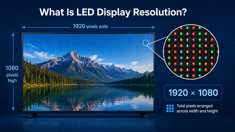what is led display resolution