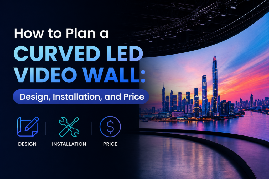 curved led video wall