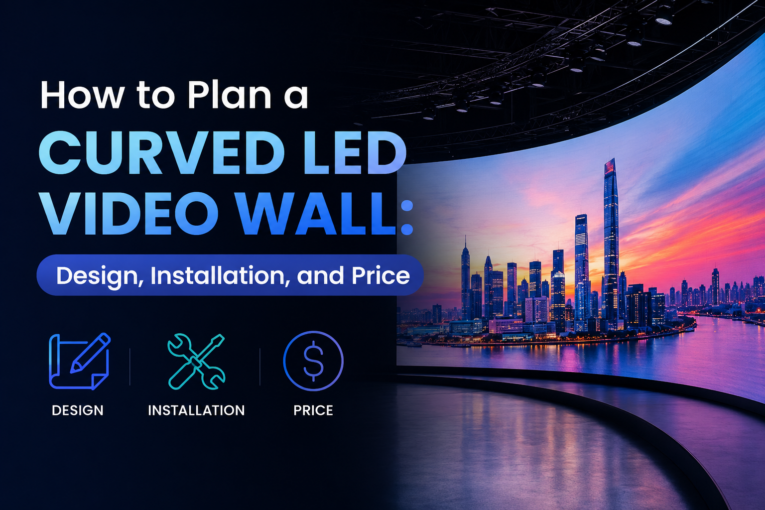 curved led video wall