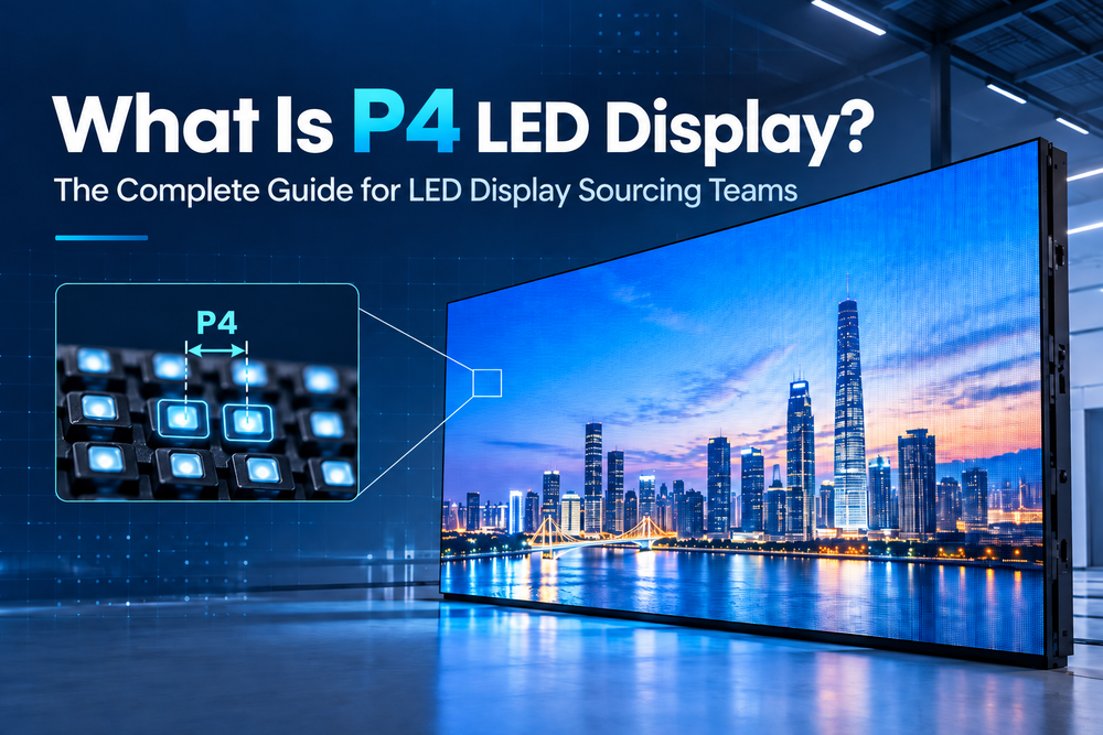 what is p4 led display