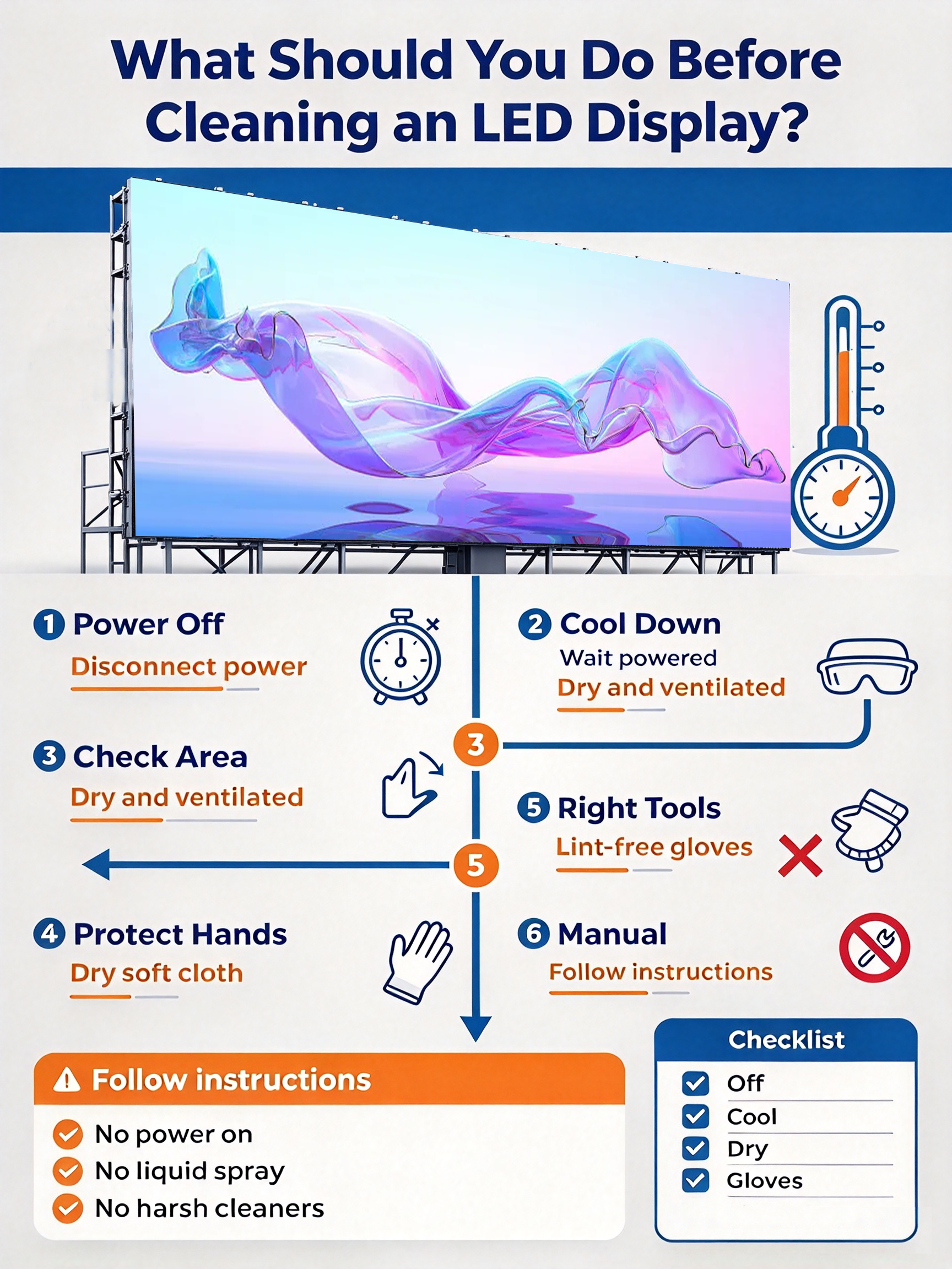 LED-Display-Cleaning-Preparation